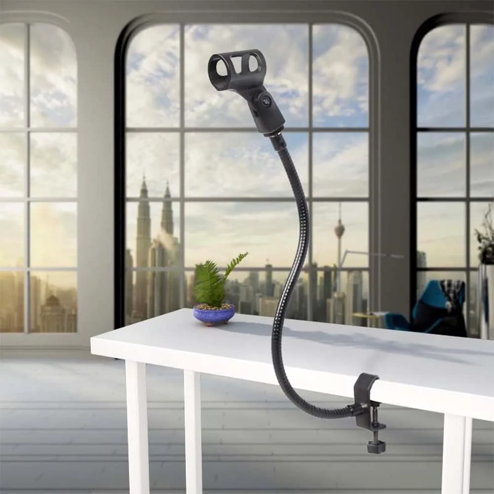 Saycker Flexible Gooseneck Microphone Stand with Clip | 33cm (13 inch) Arm - view 2