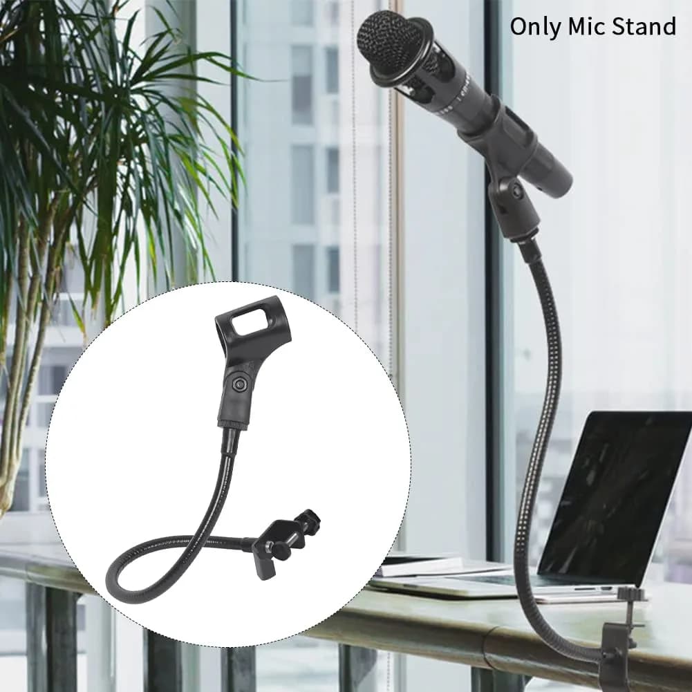 Saycker Flexible Gooseneck Microphone Stand with Clip | 33cm (13 inch) Arm - view 3