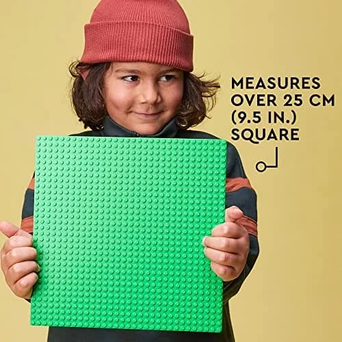 LEGO Classic Green Baseplate 32x32 Studs | ASTM-Tested Educational Toy for Kids 4+ thumbnail 5
