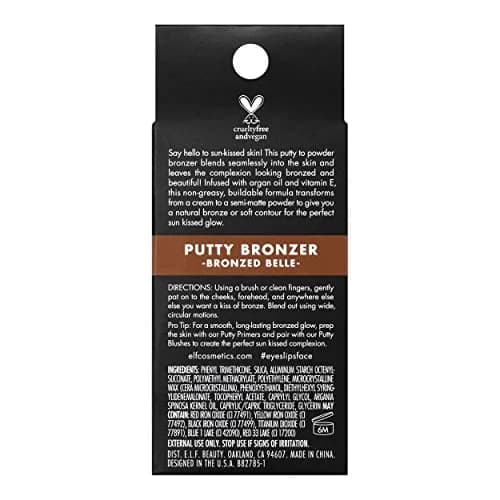 e.l.f. Putty Bronzer 0.35 Oz | Creamy, Highly Pigmented, Natural Sun-Kissed Glow thumbnail 4