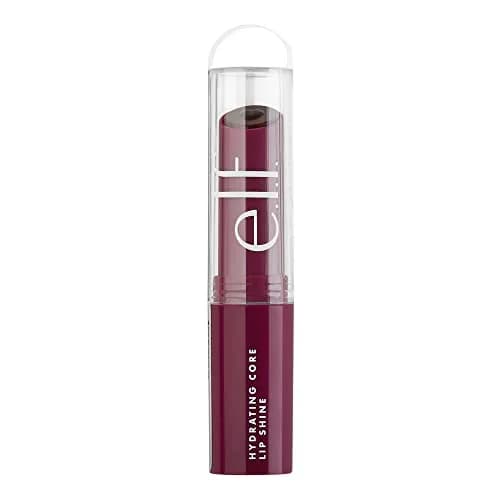 e.l.f. Hydrating Core Lip Shine Ecstatic Deep Berry 0.09 oz (2.55 g) | Tinted Lip Balm with Vitamin E thumbnail 3
