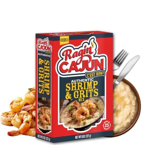 Ragin' Cajun Shrimp & Grits Mix 8 oz | Ready in 25 Minutes, Louisiana Creole Flavor thumbnail 1