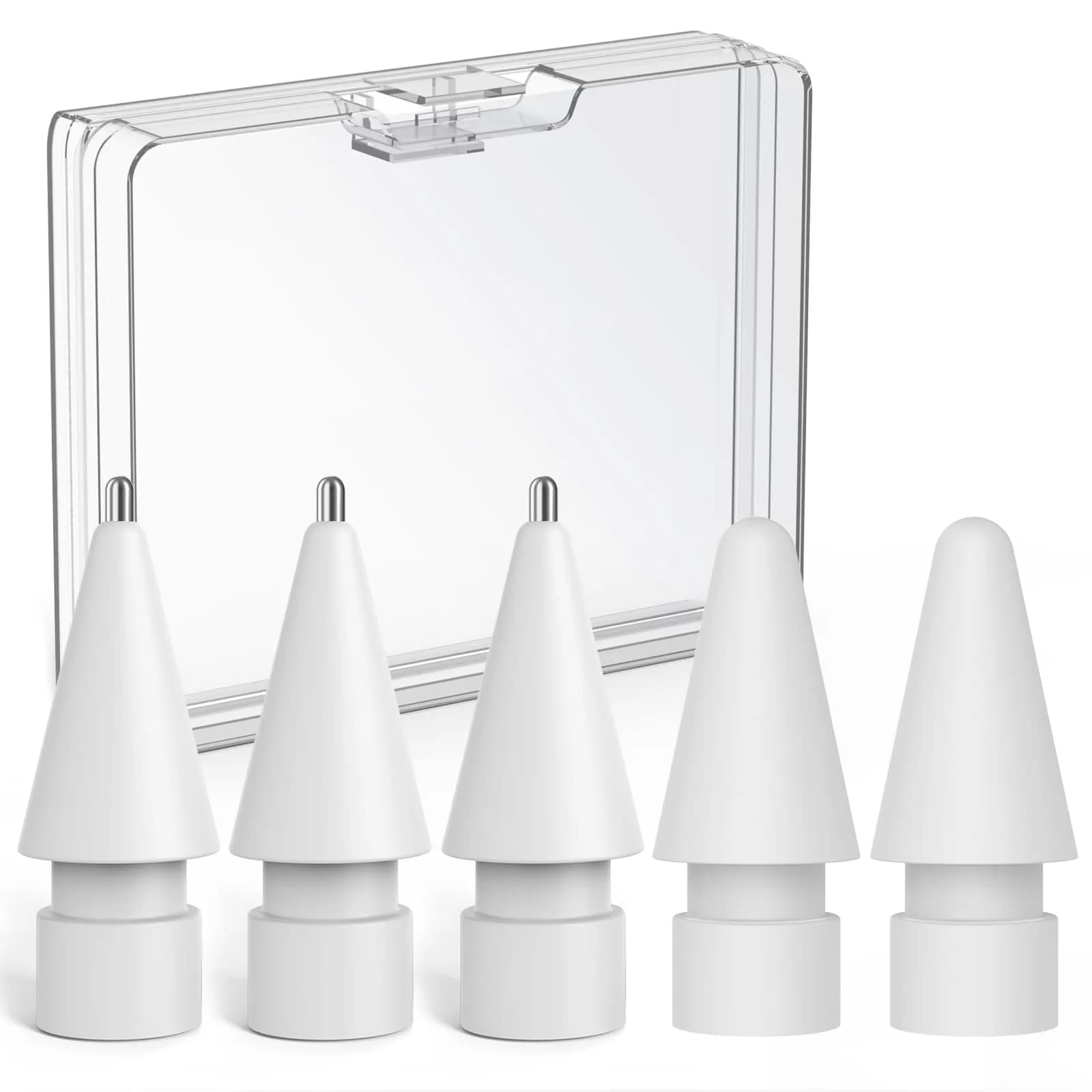 Delidigi Replacement Tips for Apple Pencil Pro/2nd/1st/USB-C | Wear-Resistant Metal Tips for Precise Control (70-120 chars)