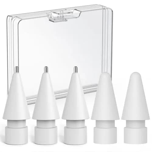 Delidigi Replacement Tips for Apple Pencil Pro/2nd/1st/USB-C | Wear-Resistant Metal Tips for Precise Control (70-120 chars) thumbnail 1