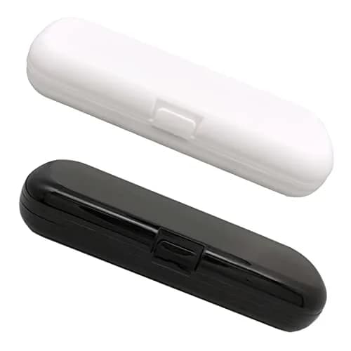 Hovesty 2 Pcs Electric Toothbrush Travel Case | Portable, Waterproof & Durable (8.3 in x 2.8 in) thumbnail 1