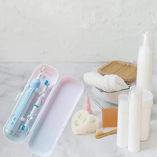 Hovesty 2 Pcs Electric Toothbrush Travel Case | Portable, Waterproof & Durable (8.3 in x 2.8 in) thumbnail 4