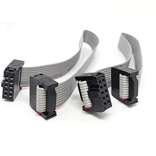 Treedix 2PCS IDC Ribbon Cable 20cm (7.87in) | 10-Pin Female to Female Connector, 2.54mm Pitch thumbnail 5