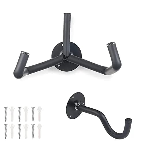 Jashem Guitar Wall Mount - Acoustic, Electric, Bass, Ukulele, Banjo, Mandolin Hanger (2-Pack, 250g / 0.55lb) | Securely Holds Instruments thumbnail 4