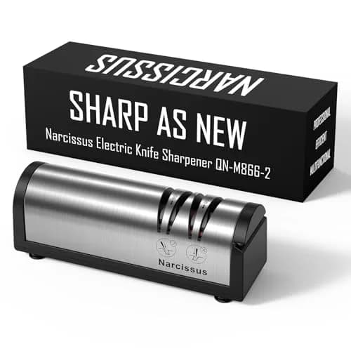 Narcissus Electric Knife Sharpener QN-M866 798g (1.76 lbs) | Professional 2-Stage Sharpening with Scissors Slot thumbnail 7