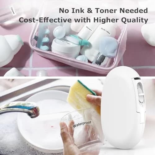 SUPVAN E10 Bluetooth Label Maker Machine with Tape, White | Portable Thermal Printer thumbnail 7