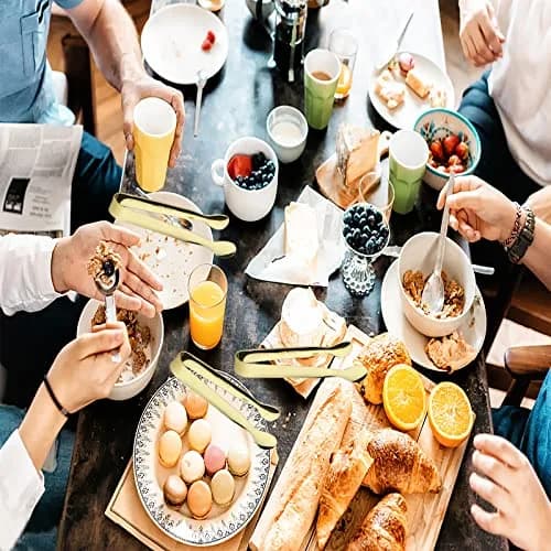 Sunenlyst 6PCS Mini Sugar Tongs 13cm (4.25 Inch) | Food Grade Stainless Steel Appetizer Tongs thumbnail 6