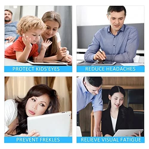 ZOEGAA Blue Light Screen Protector for iPad Mini 6 | Eye & UV Protection, Anti Glare (8.3 inch) thumbnail 5