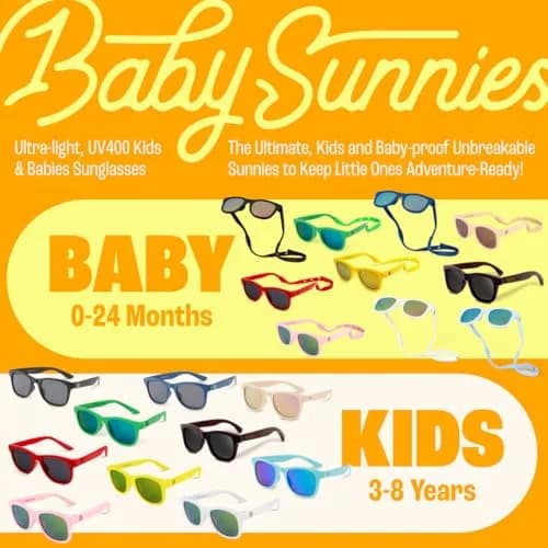 BABY SUNNIES Polarized Baby Sunglasses Navy Blue 0-24 Months | UV400 Polarized, BPA-Free, Unbreakable, Adjustable Strap thumbnail 8