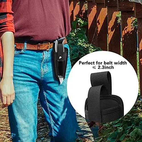 Homakover 2 Pack 1680D Utility Holster Pouch Holder for Pruning Shears & Folding Knife | Fits Tools Up to 8 Inches thumbnail 4