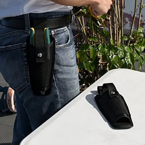 Homakover 2 Pack 1680D Utility Holster Pouch Holder for Pruning Shears & Folding Knife | Fits Tools Up to 8 Inches thumbnail 6