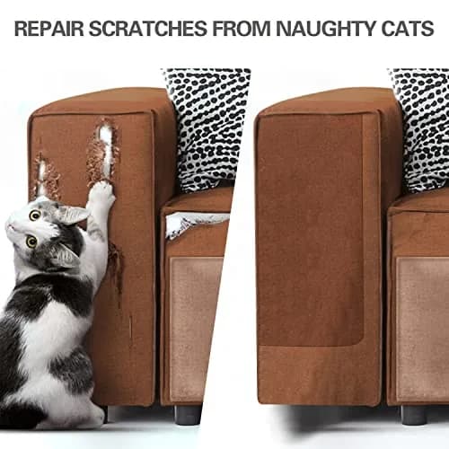 Azobur Velvet Repair Patch, Self-Adhesive Flannel Fabric, Brown | Microfiber Sofa & Car Seat Patch thumbnail 7
