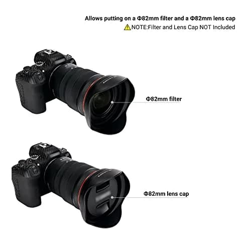 JJC Lens Hood for Canon RF 15-35mm F2.8L IS USM | Replaces Canon EW-88F, Reversible, Lightweight & Durable thumbnail 2