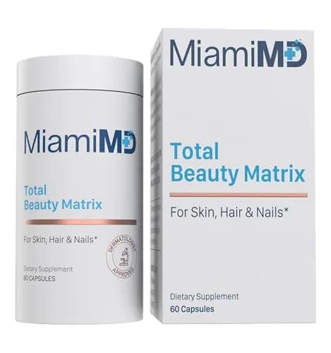 MiamiMD Total Beauty Matrix Collagen Capsules 60 Unflavored | Supports Youthful Skin & Hair thumbnail 1