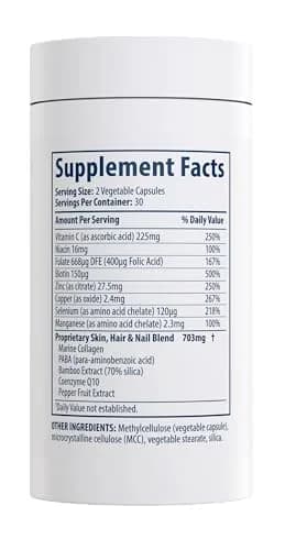 MiamiMD Total Beauty Matrix Collagen Capsules 60 Unflavored | Supports Youthful Skin & Hair thumbnail 3