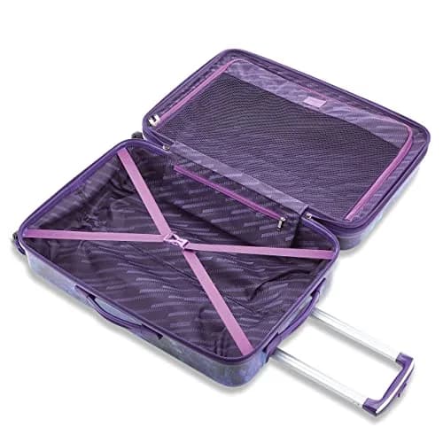 American Tourister Moonlight Hardside Expandable Luggage with Spinner Wheels, Cosmos, Carry-On 21-Inch | Durable ABS Shell & Smooth Spinner thumbnail 3