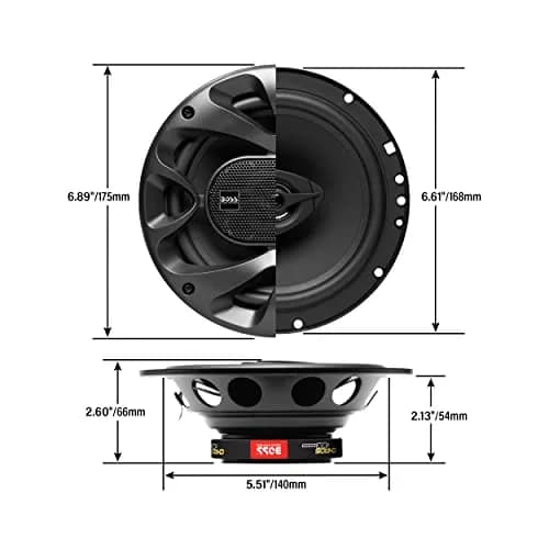BOSS Audio Systems CH6520B 6.5 Inch Car Speakers (Pair) | 250 Watts, 2 Way, Full Range, 4 Ohms thumbnail 4