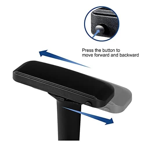 Frassie 4D Height Adjustable Chair Armrest Pair | Gaming Office Boss Chair Replacement thumbnail 4