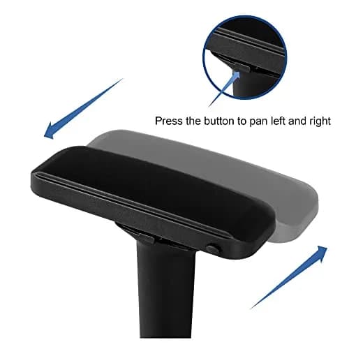 Frassie 4D Height Adjustable Chair Armrest Pair | Gaming Office Boss Chair Replacement thumbnail 5