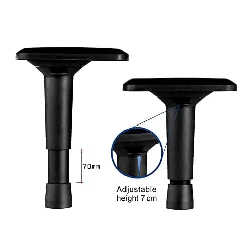 Frassie 4D Height Adjustable Chair Armrest Pair | Gaming Office Boss Chair Replacement thumbnail 3