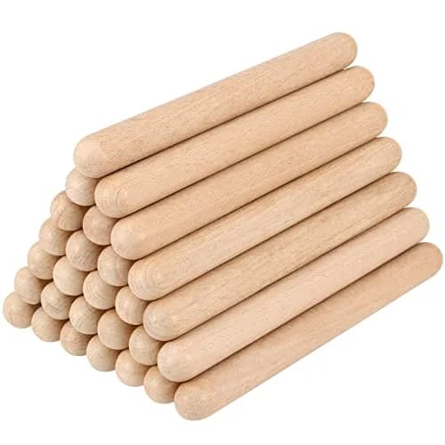 SINJEUN Wooden Rhythm Sticks 16 Pair | 8 Inch Classical Percussion Instrument for Students & Musicians thumbnail 5