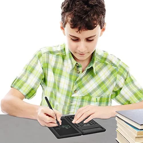 TRELC Scientific Calculator with Notepad & Stylus, 10-Digit LCD Display, Black | Portable 117g (4.05 oz) Calculator thumbnail 7