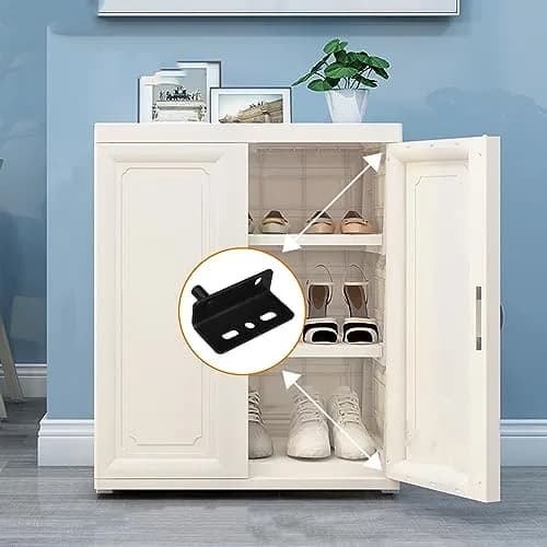 Aifeier ET Heavy Duty Concealed Shaft Door Hinges 39x16x12mm | Black Steel for Wood & Furniture (120 chars) thumbnail 6