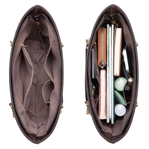 Montana West Tote Bag for Women Chain Top-handle Satchel Handbags Ladies Purses Shoulder Bags MWC-HB-0391-CF thumbnail 5
