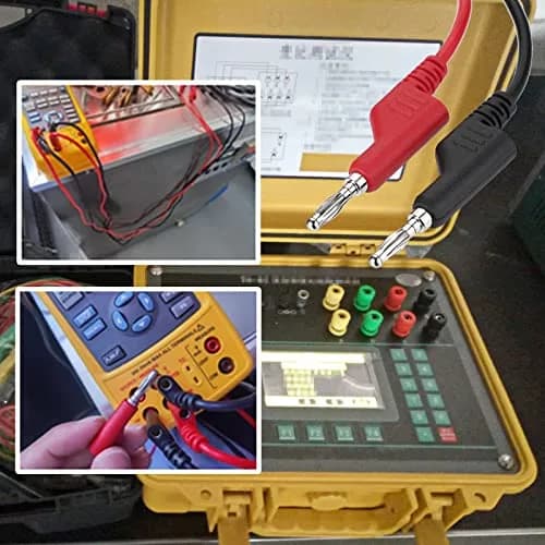 Sumnacon 2 Pcs 4mm Banana to Banana Plug Test Leads 1m (3.3Ft) | 1000V/15A Silicone Insulated thumbnail 4