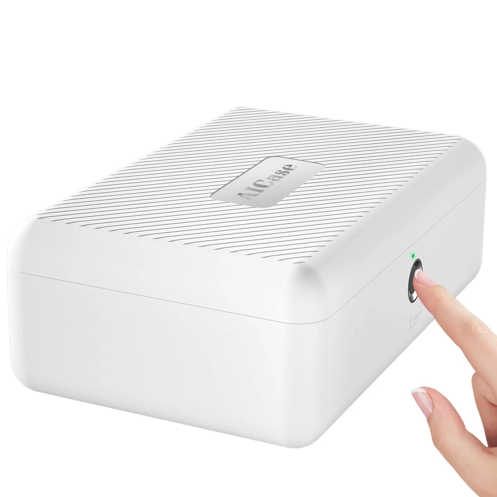 AICase Biometric Fingerprint Storage Box 22.99cm (9") | Quick Access Security for Valuables - main product image