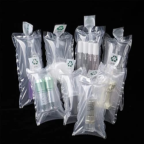 MIUPOO Clear Plastic Inflatable Air Bags 4x8 Inches (50-Pack) | Void Fill Packaging Cushion Protector thumbnail 2