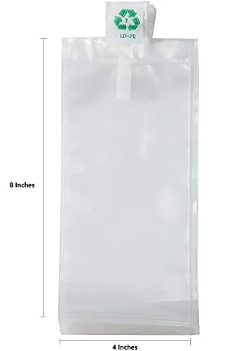MIUPOO Clear Plastic Inflatable Air Bags 4x8 Inches (50-Pack) | Void Fill Packaging Cushion Protector thumbnail 3