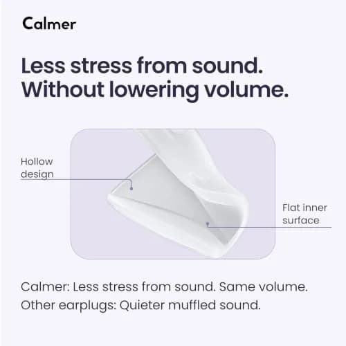 FLARE AUDIO Calmer | Noise Reducing Ear Plugs Alternative | Reusable Silicone, Mint, In-Ear, One Size thumbnail 3