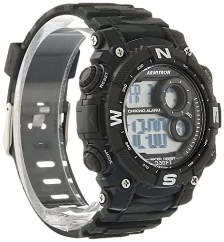Armitron Sport Men's Quartz Sport Watch 22mm | Water-Resistant 100M, Black Camouflage thumbnail 3
