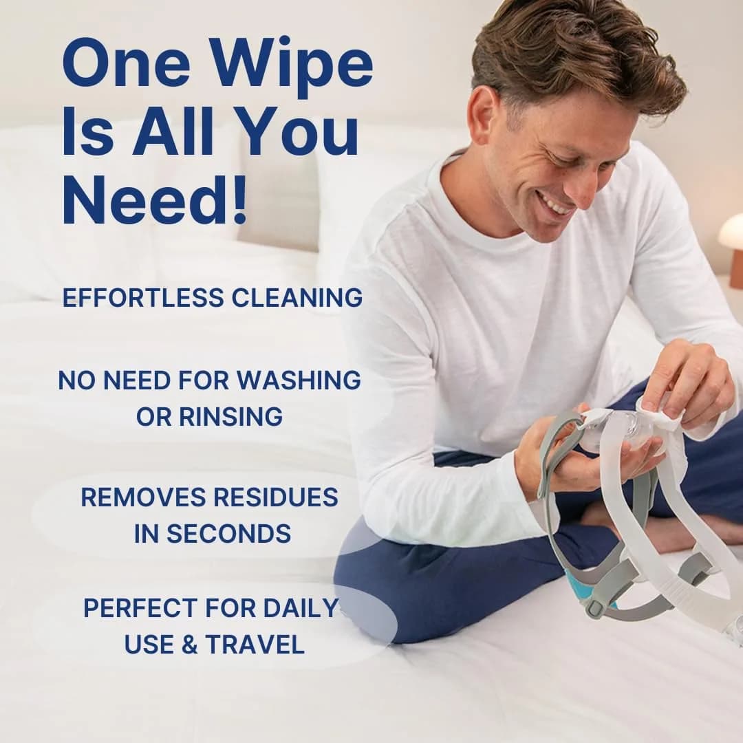 Snugell Citrus Scented CPAP Mask Wipes 110 Count | Alcohol-Free, Lint-Free Cotton for CPAP Equipment - view 3