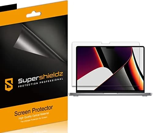 Supershieldz Anti-Glare Matte Screen Protector for MacBook Pro 14 inch (3 Pack) | 14-inch Screen Protector thumbnail 1