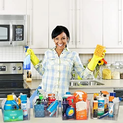 ClearSpace 4 Pack Item Container | Large Kitchen & Pantry Organizer, 12x11x7 inches thumbnail 7