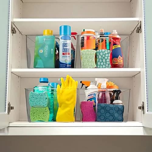 ClearSpace 4 Pack Item Container | Large Kitchen & Pantry Organizer, 12x11x7 inches thumbnail 2