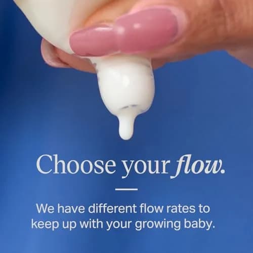 Tommee Tippee Natural Start Bottle Nipples, Fast Flow, 6 Count (Pack of 1) | Breast-Like for Natural Latch thumbnail 6
