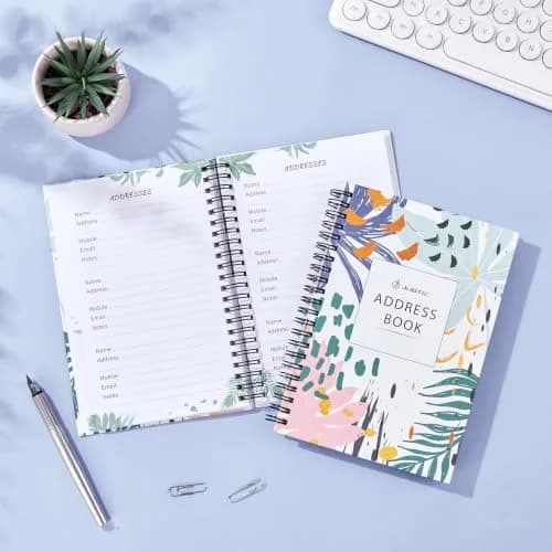 JUBTIC Address and Password Book with Alphabetical Tabs 5.2" x7.7" | Organized Contact & Password Keeper thumbnail 6