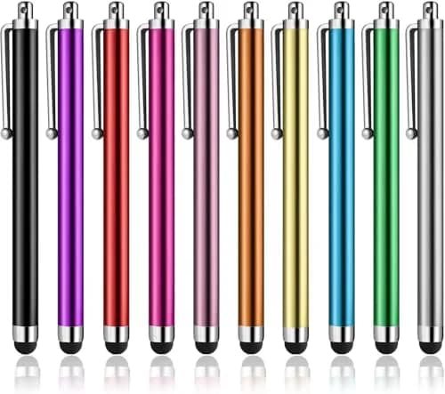 Abiarst Stylus Pens for Touch Screens 10-Pack | High Precision Universal Stylus for iPad iPhone Tablets Samsung Galaxy thumbnail 1