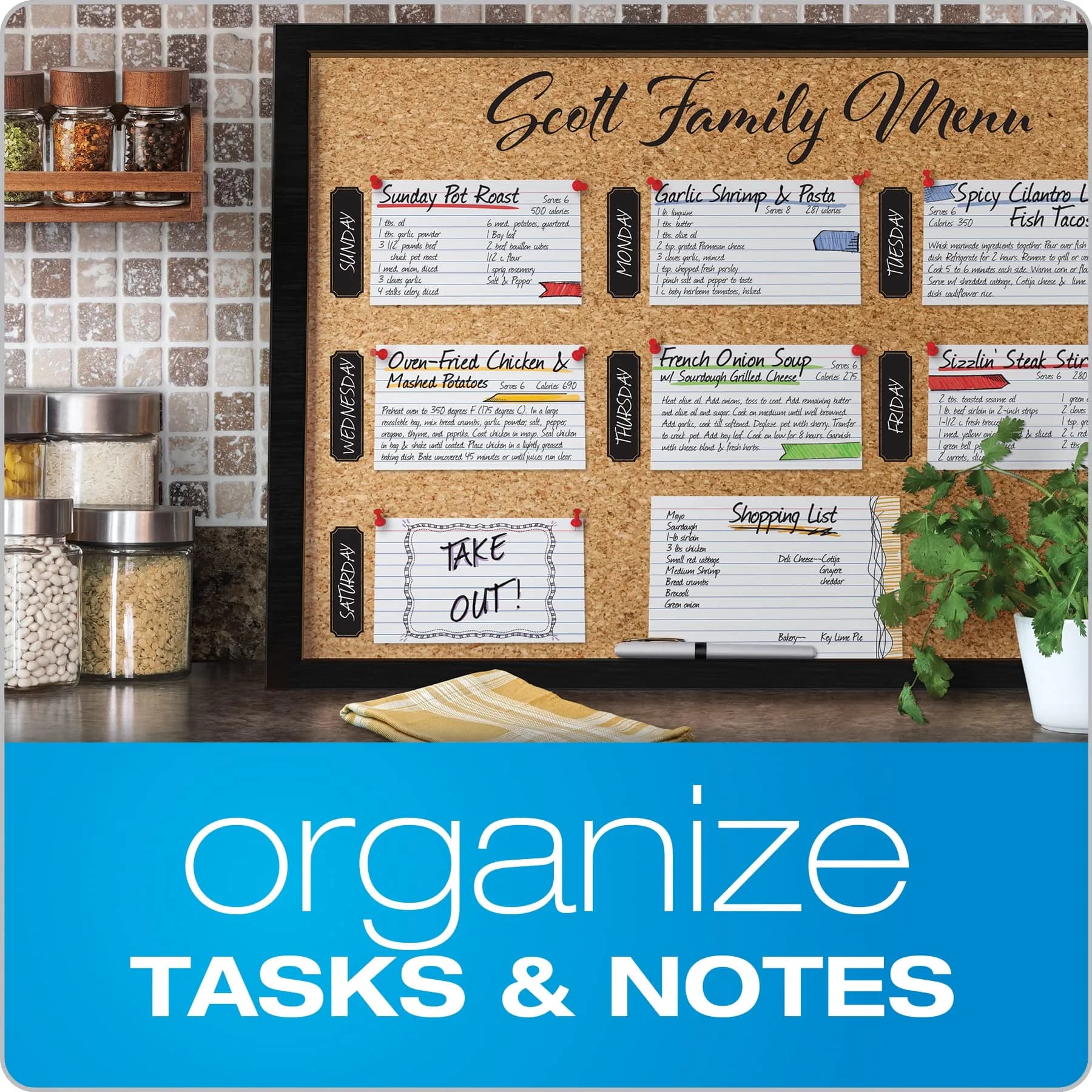 Oxford Ruled Index Cards 3x5 Inches White Lined Front Blank Back 500 Count | Study Cards for School and Studying - view 6