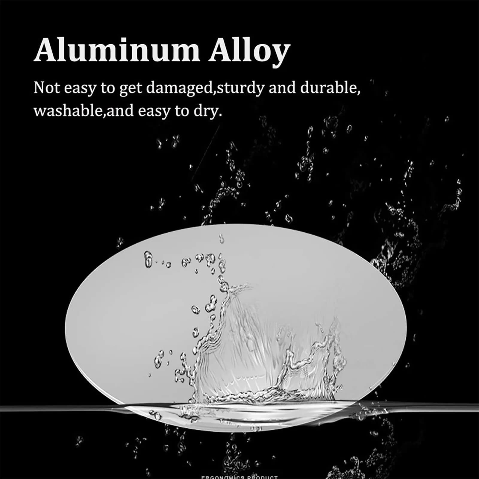 Yoqanr 360° Rotating Monitor Swivel Base Silver Aluminum Alloy 22cm (8.66 inch) | Stable Screen Turntable for Laptops, TVs, and More - view 5