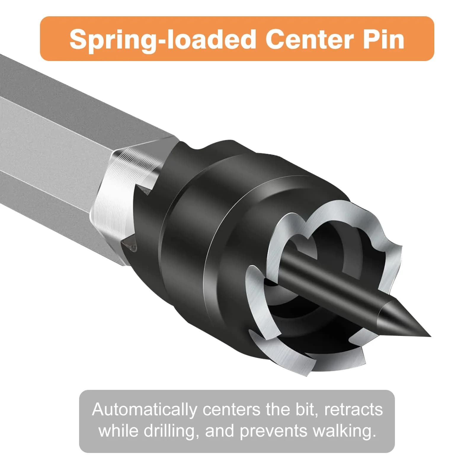 EEEKit Rotary Spot Weld Cutter Set with 10 Extra 3/8" HSS Cutters | Double-Sided Weld Remover for Sheet Metal - view 5