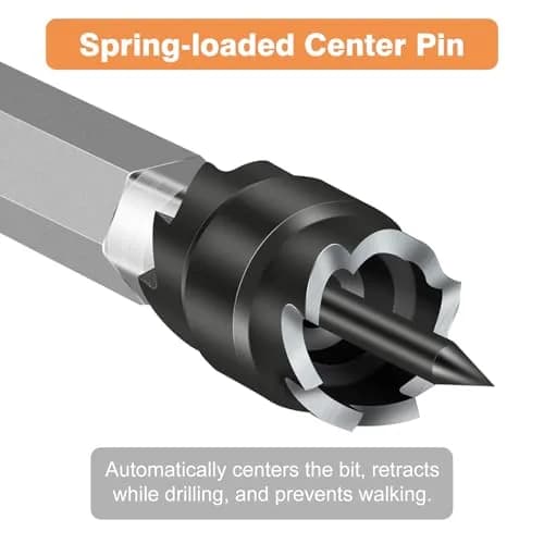 EEEKit Rotary Spot Weld Cutter Set with 10 Extra 3/8" HSS Cutters | Double-Sided Weld Remover for Sheet Metal thumbnail 5