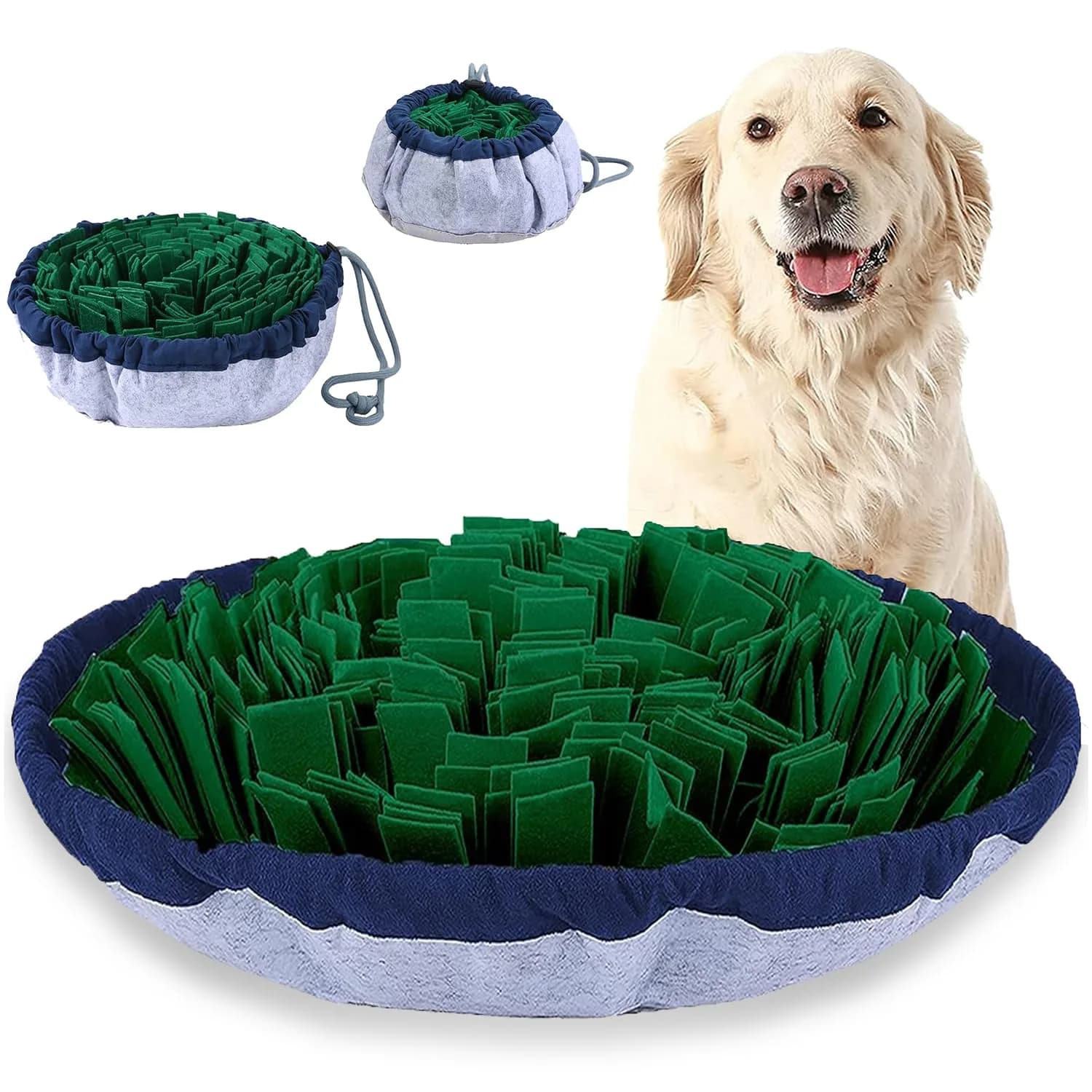 PET ARENA Adjustable Snuffle Mat for Dogs Puzzle Feeder Toy | Stimulates Natural Foraging & Mental Health